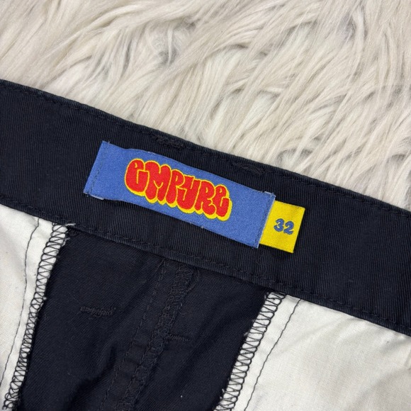 Empyre Men's 32 Black Twill Utility Cargo Pants Adjustable Waist Baggy Street - Picture 4 of 7